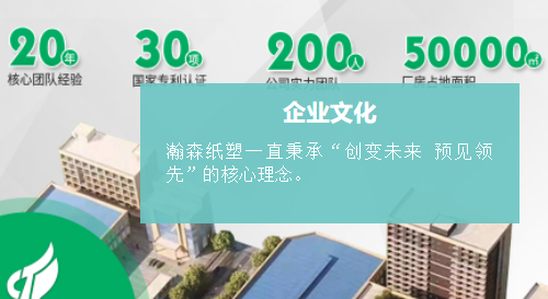 瀚森纸塑深受行业合作伙伴的信任和认可