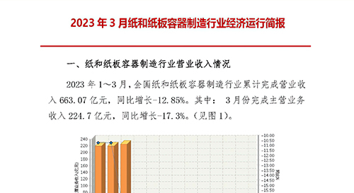 【热点】今年前9月，纸和纸板容器行业累计完成营收1947亿