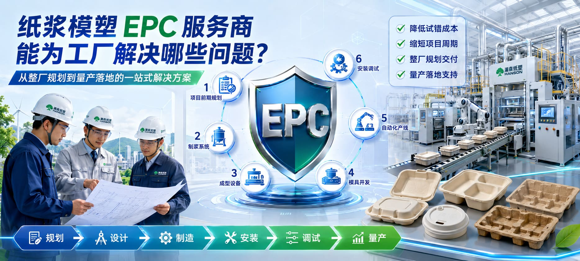 纸浆模塑 EPC 服务商能为工厂解决哪些问题? 纸浆模塑 EPC 服务商能为工厂解决哪些问题?