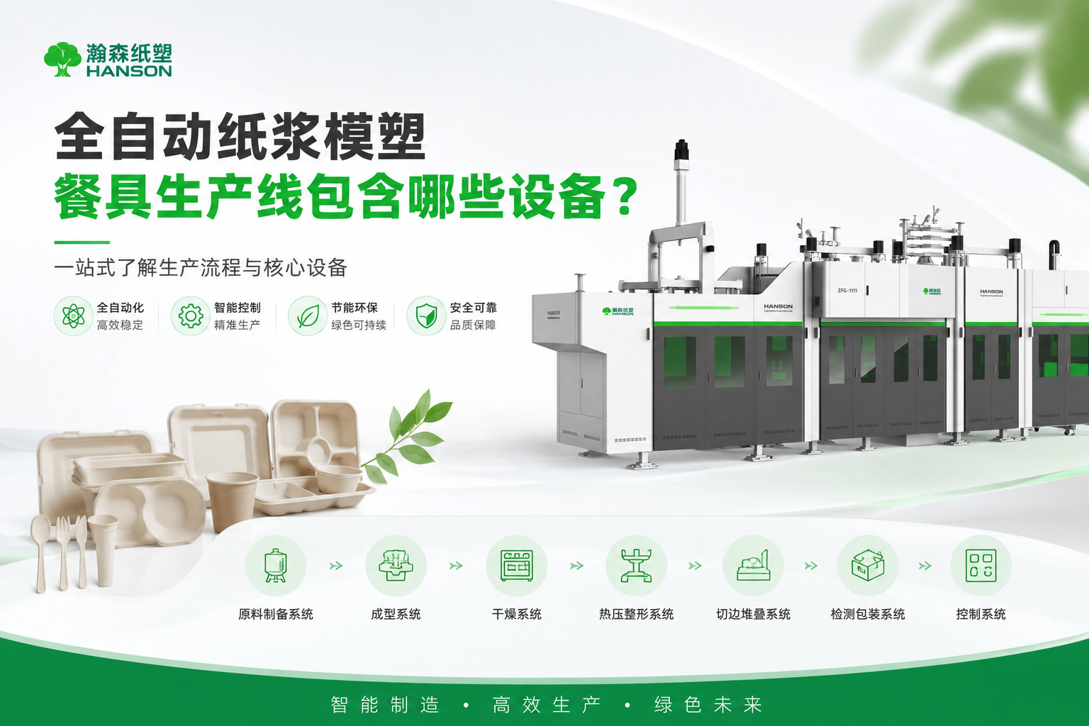 全自动纸浆模塑餐具生产线包含哪些设备? 全自动纸浆模塑餐具生产线包含哪些设备?