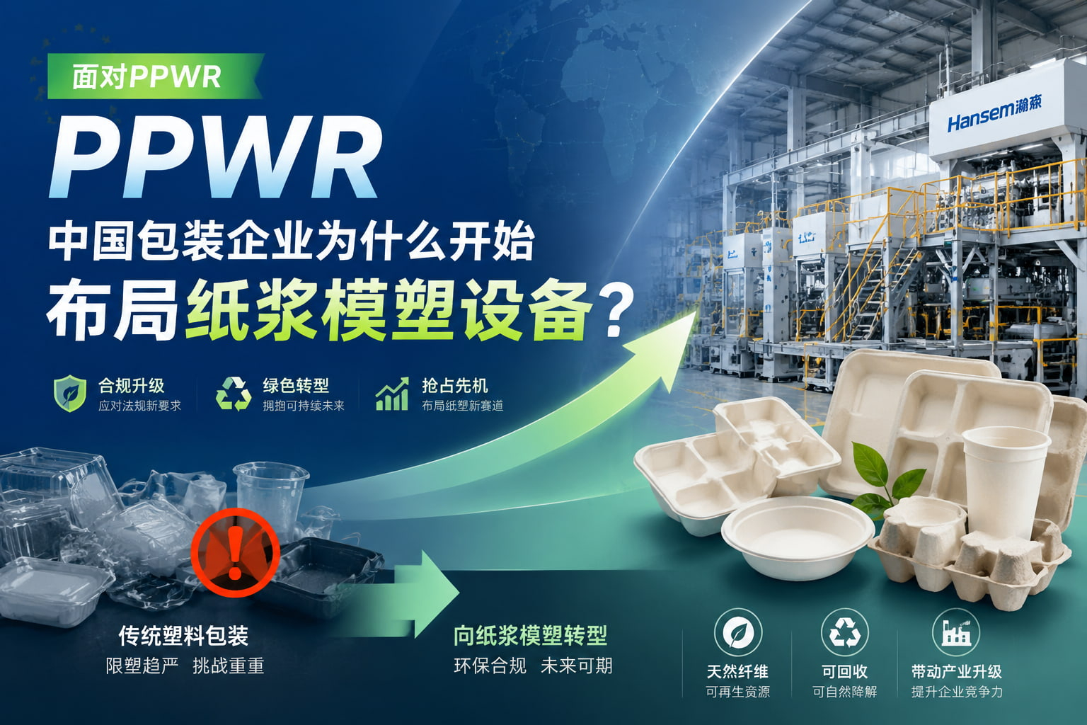 面对PPWR,中国包装企业为什么开始布局纸浆模塑设备? 面对PPWR,中国包装企业为什么开始布局纸浆模塑设备?