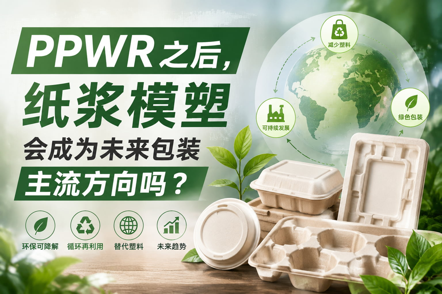PPWR之后,纸浆模塑会成为未来包装主流方向吗? PPWR之后,纸浆模塑会成为未来包装主流方向吗?