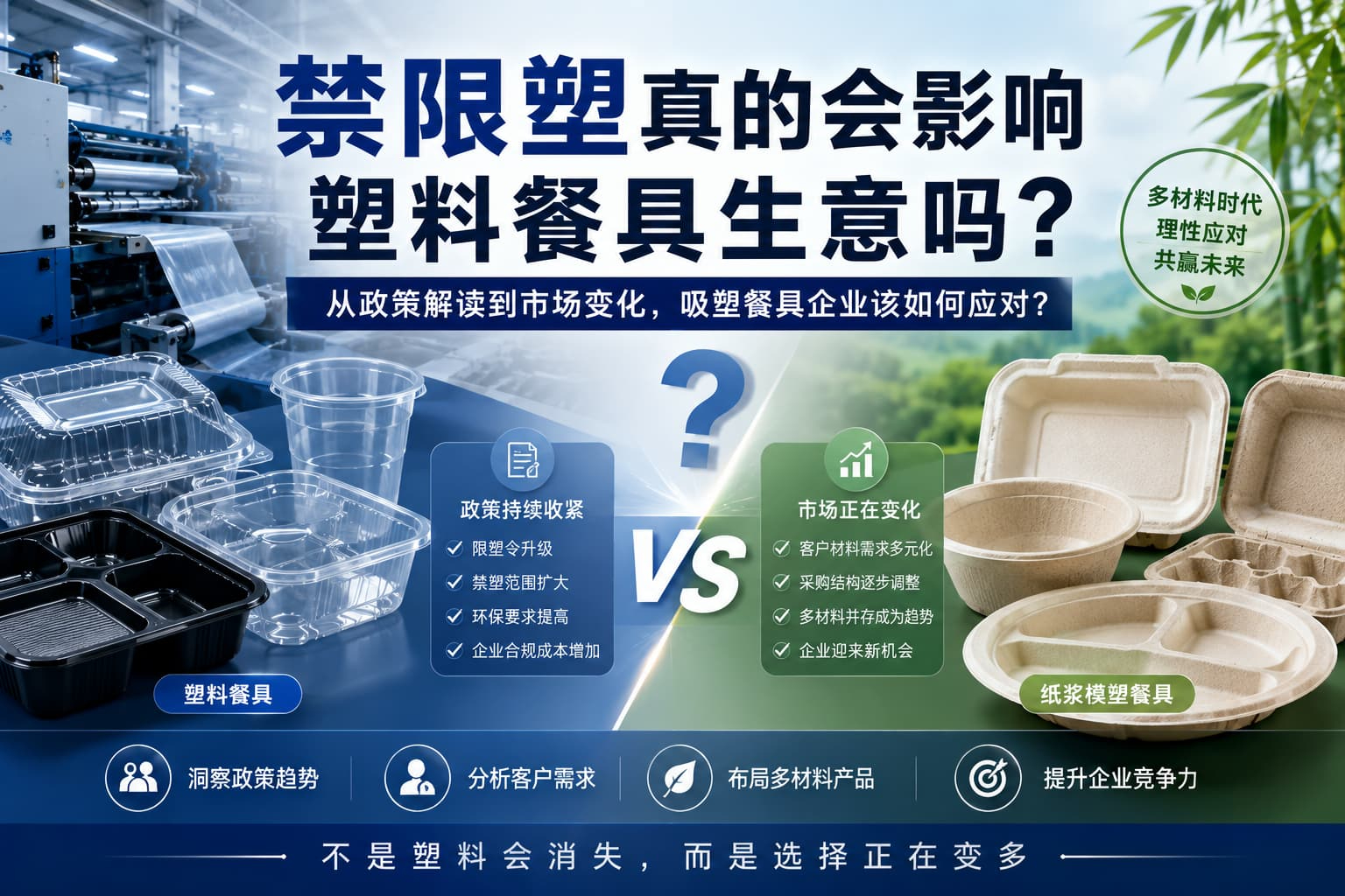 禁限塑真的会影响塑料餐具生意吗? 禁限塑真的会影响塑料餐具生意吗?