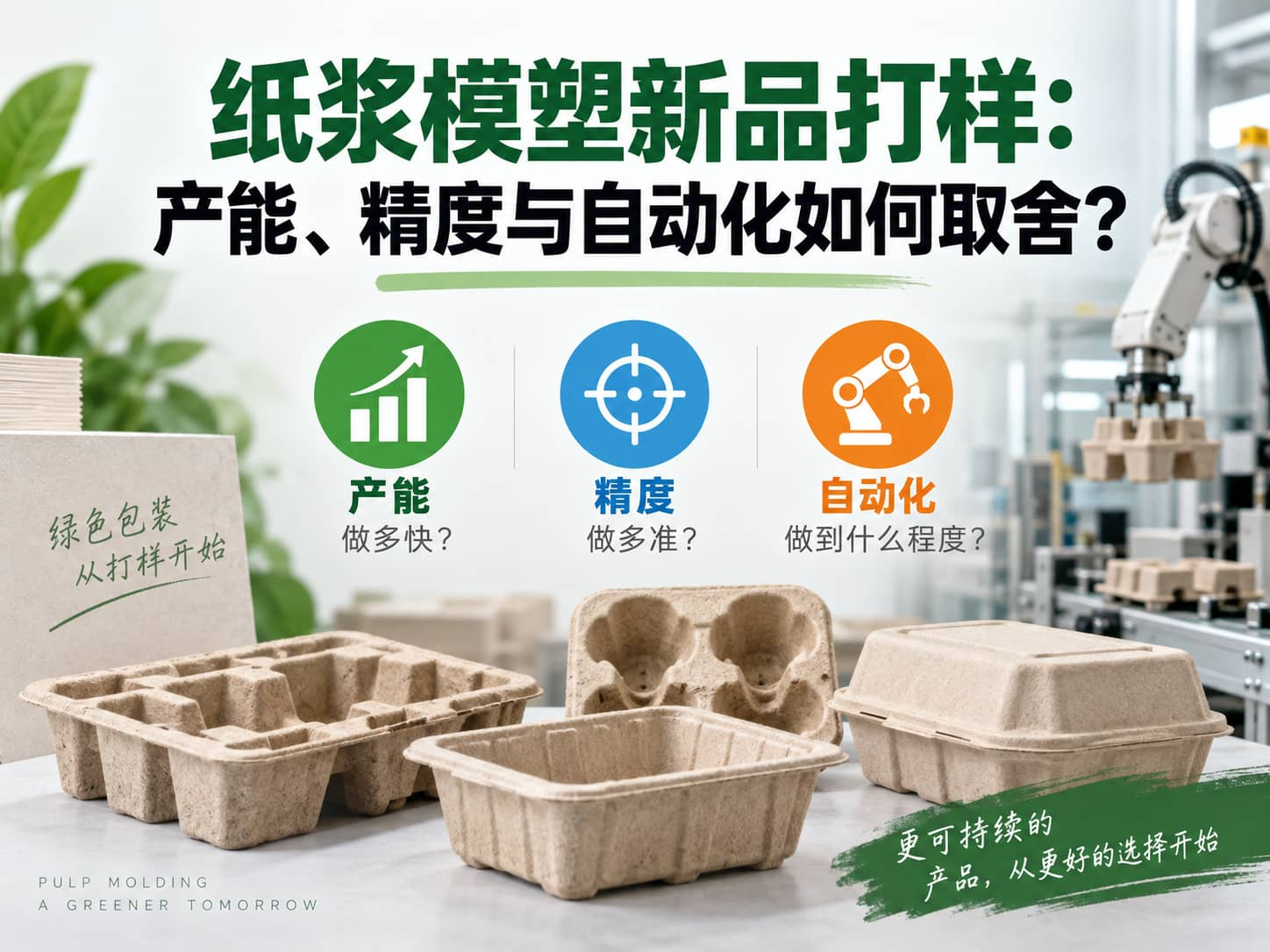 纸浆模塑新品打样：产能、精度与自动化如何取舍？